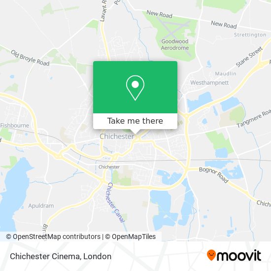 Chichester Cinema map