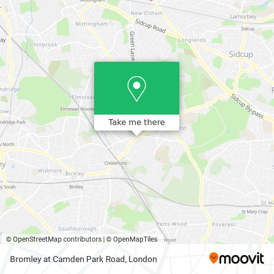 Bromley at Camden Park Road map