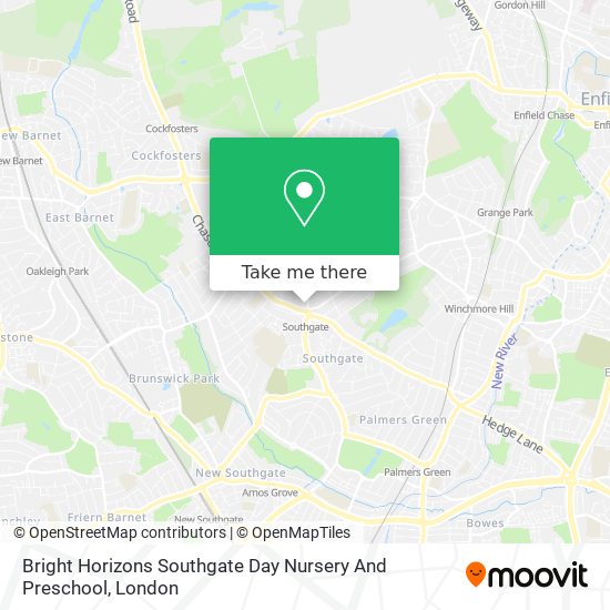 Bright Horizons Southgate Day Nursery And Preschool map