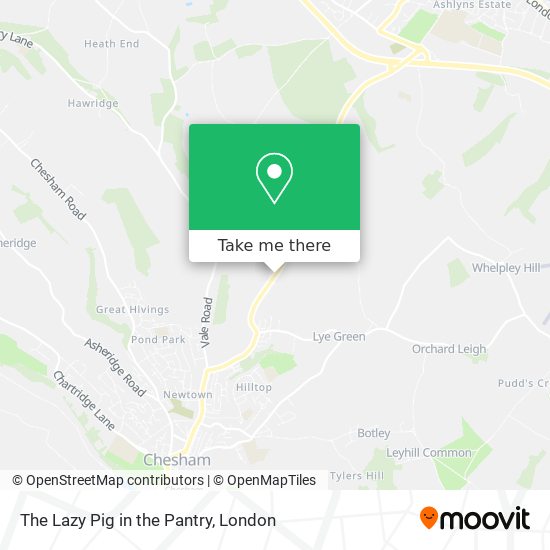 The Lazy Pig in the Pantry map