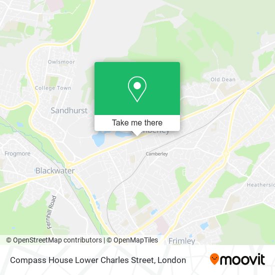 Compass House Lower Charles Street map