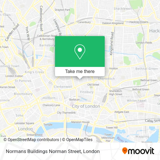 Normans Buildings Norman Street map