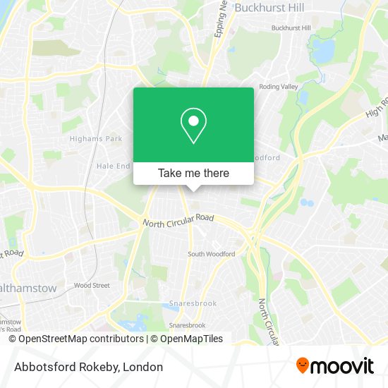 Abbotsford Rokeby map