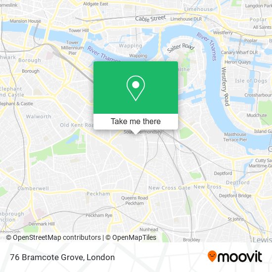 76 Bramcote Grove map