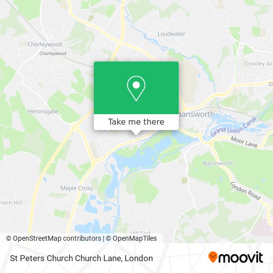 St Peters Church Church Lane map