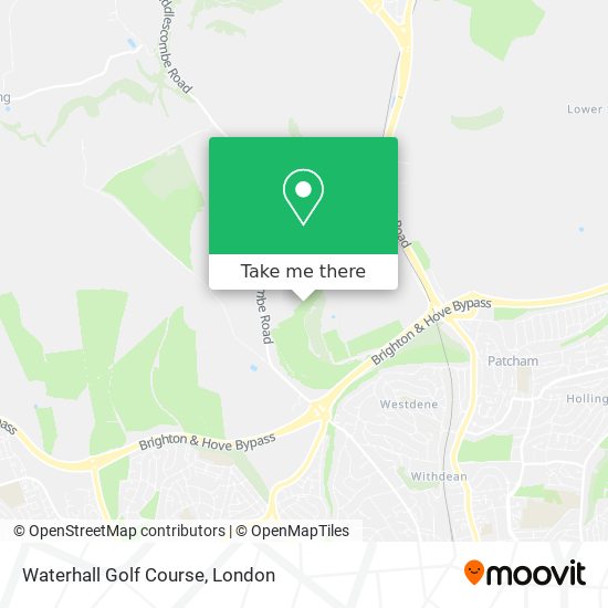 Waterhall Golf Course map
