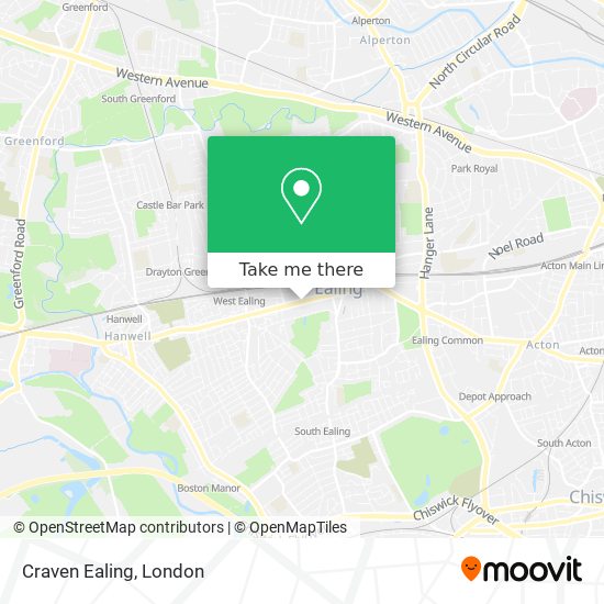 Craven Ealing map