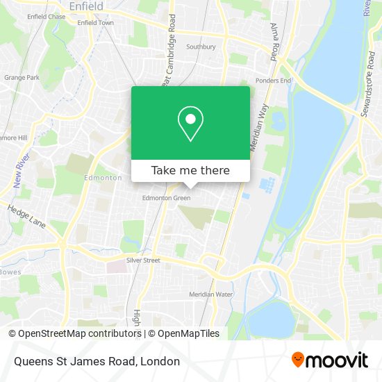 Queens St James Road map