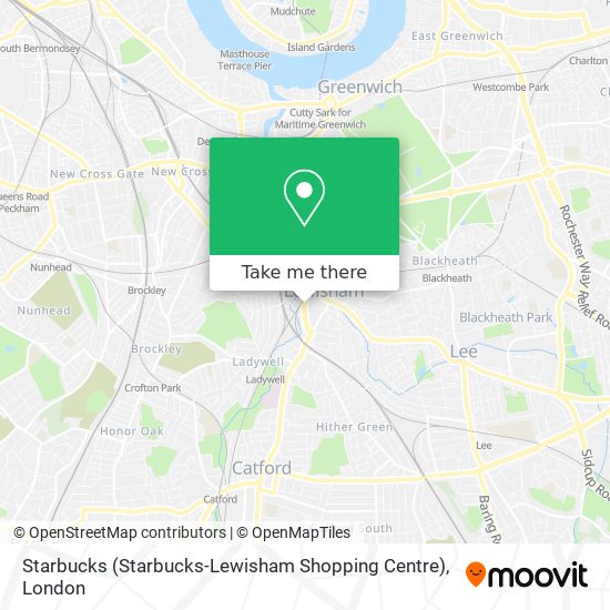 Starbucks (Starbucks-Lewisham Shopping Centre) map