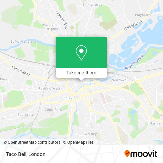 Taco Bell map