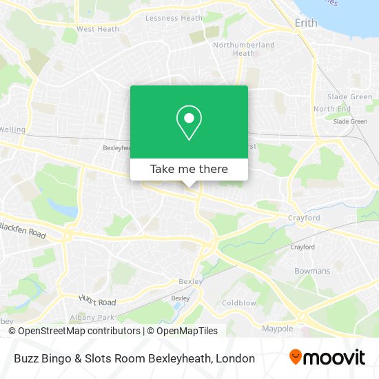 Buzz Bingo & Slots Room Bexleyheath map