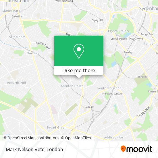 Mark Nelson Vets map