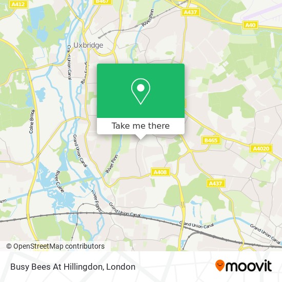 Busy Bees At Hillingdon map