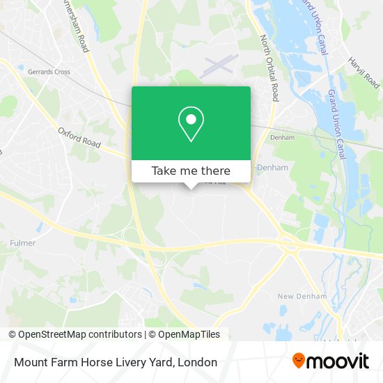 Mount Farm Horse Livery Yard map