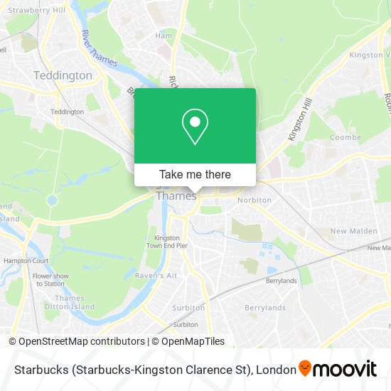 Starbucks (Starbucks-Kingston Clarence St) map