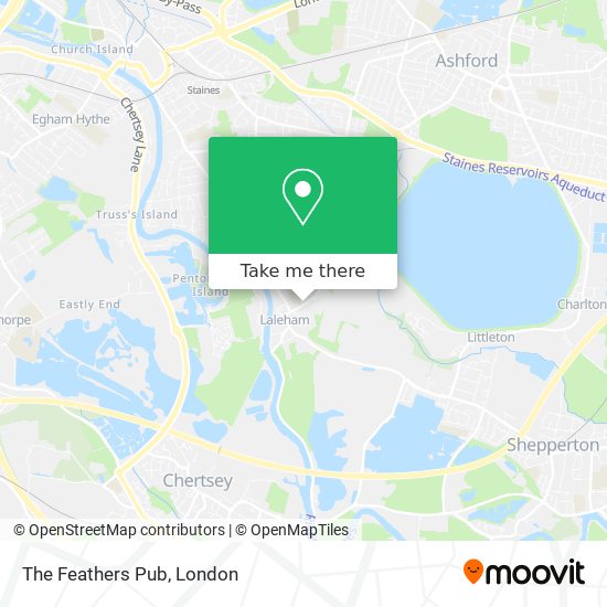 The Feathers Pub map