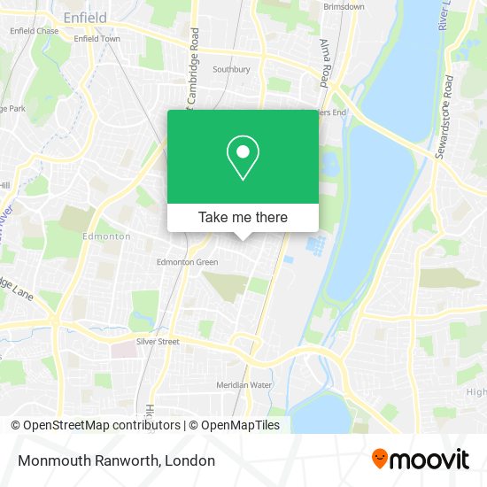 Monmouth Ranworth map