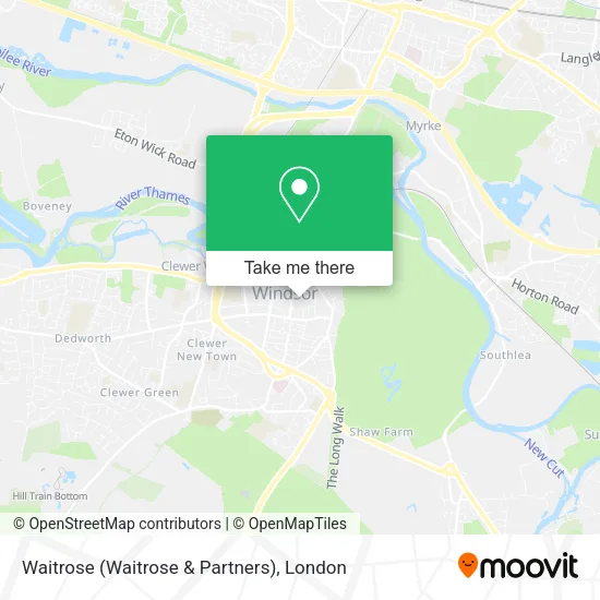 Waitrose (Waitrose & Partners) map