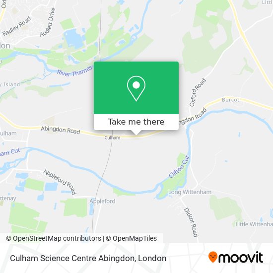 Culham Science Centre Abingdon map