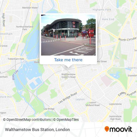Walthamstow Bus Station map