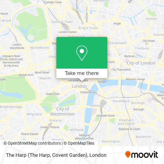 The Harp (The Harp, Covent Garden) map