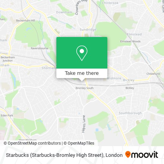 Starbucks (Starbucks-Bromley High Street) map