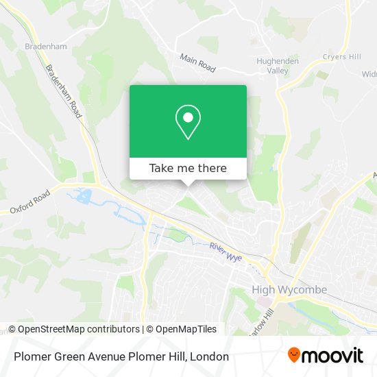 Plomer Green Avenue Plomer Hill map