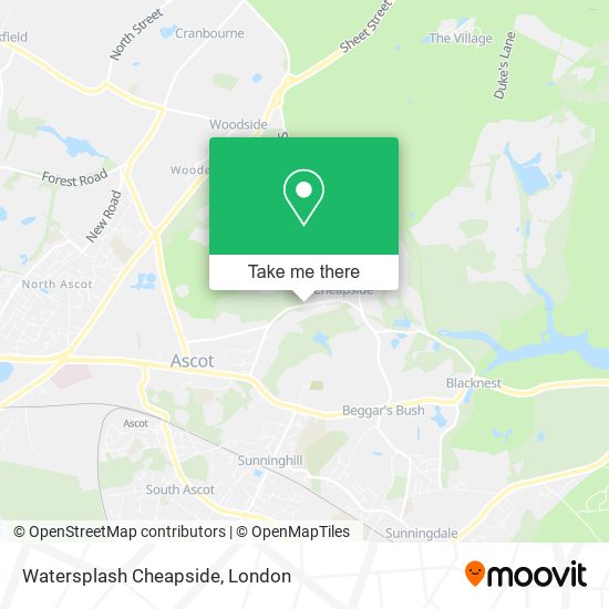 Watersplash Cheapside map