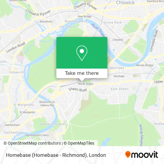 Homebase (Homebase - Richmond) map