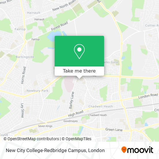 New City College-Redbridge Campus map