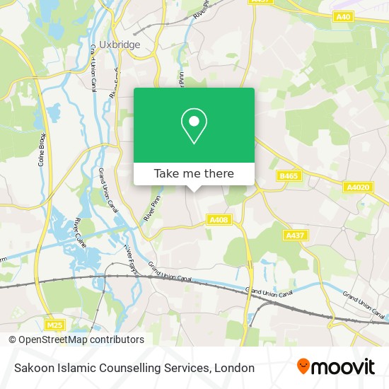 Sakoon Islamic Counselling Services map