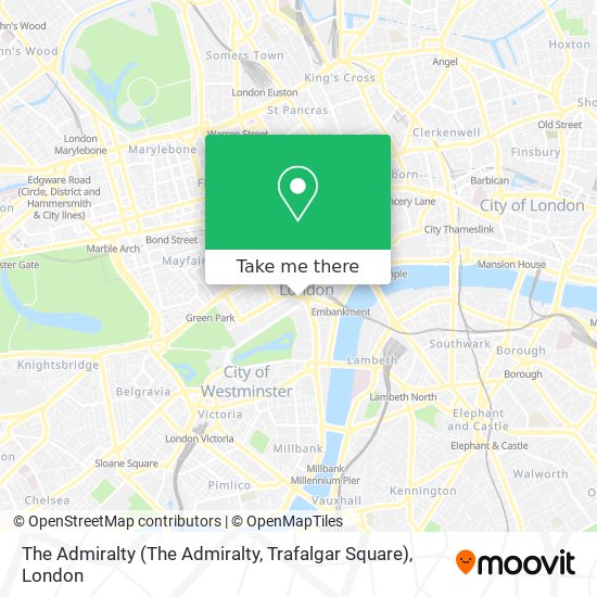 The Admiralty (The Admiralty, Trafalgar Square) map