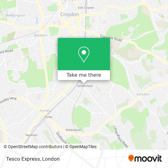 Tesco Express map