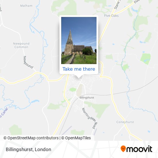 Billingshurst map