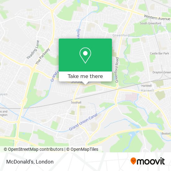 McDonald's map