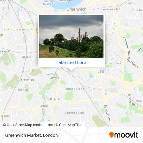 Greenwich Market map