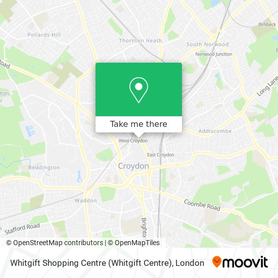 Whitgift Shopping Centre (Whitgift Centre) map