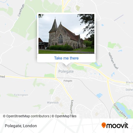 Polegate map
