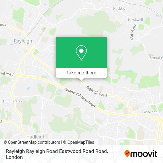How to get to Rayleigh Rayleigh Road Eastwood Road Road in Rochford by