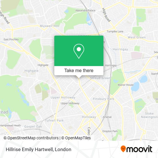 Hillrise Emily Hartwell map