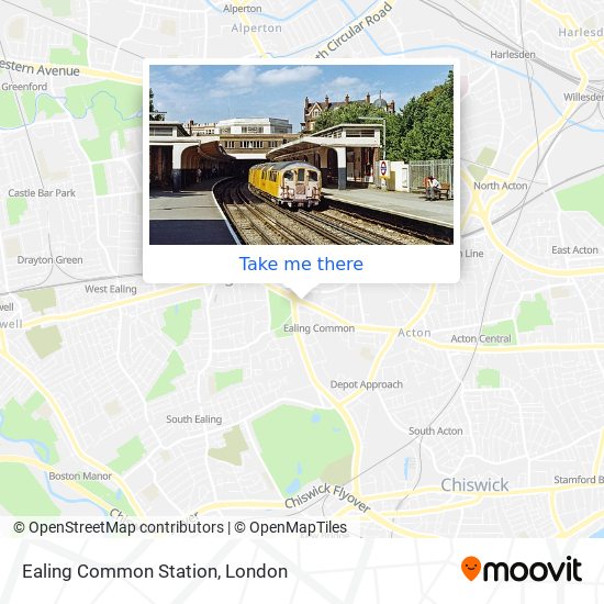 How to get to Ealing Common Station by Tube, bus or train?