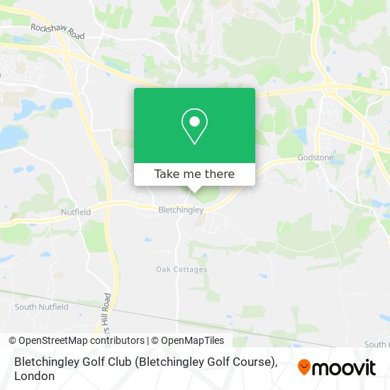 Bletchingley Golf Club (Bletchingley Golf Course) map