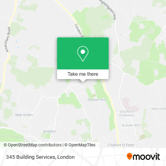 345 Building Services map