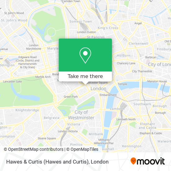 Hawes & Curtis (Hawes and Curtis) map