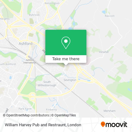 William Harvey Pub and Restraunt map