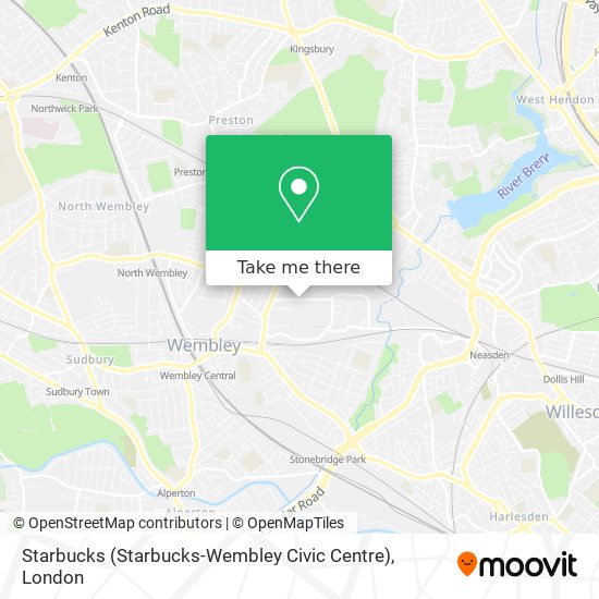 Starbucks (Starbucks-Wembley Civic Centre) map