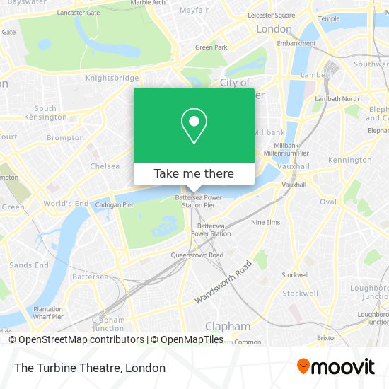 The Turbine Theatre map