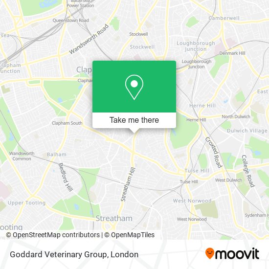 Goddard Veterinary Group map