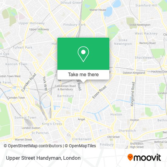 Upper Street Handyman map