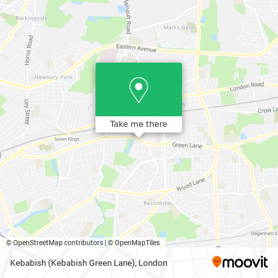 Kebabish (Kebabish Green Lane) map